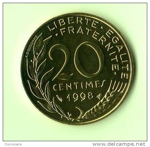 ** 20 CENT MARIANNE 1998 BU   **68** - 20 Centimes