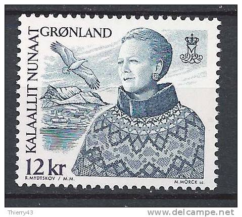 Greenland, Groenland 2001 -  Queen Margareth II  Y&T  349  Mi. 370   MNH, Neuf, Postfrisch - Neufs