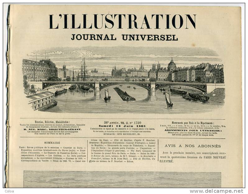 Exposition Maritime Internationale  Du Havre (2) 1868 - Riviste - Ante 1900