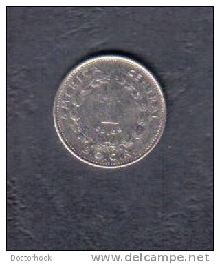 COSTA RICA    1 COLON 1984 (KM # 210.2) - Costa Rica