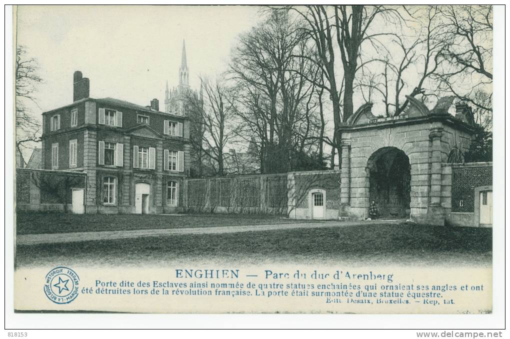 Enghien - Parc Du Duc D'Arenberg.Porte Dite Des Esclaves... - Edingen