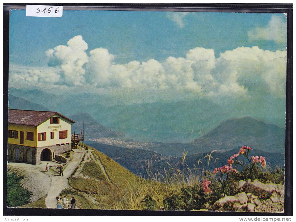 Novaggio : Ristorante Vetta Monte Lema - M. Cavaliere 1624 M - Miglieglia Seggiovia Ca 1968 ; Form. 10 / 15 (9166) - Miglieglia