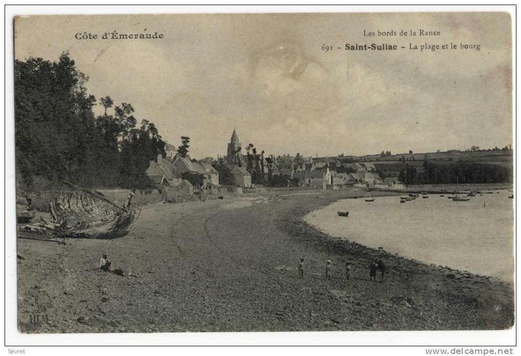 SAINT-SULIAC. - La Plage Et Le Bourg - Saint-Suliac