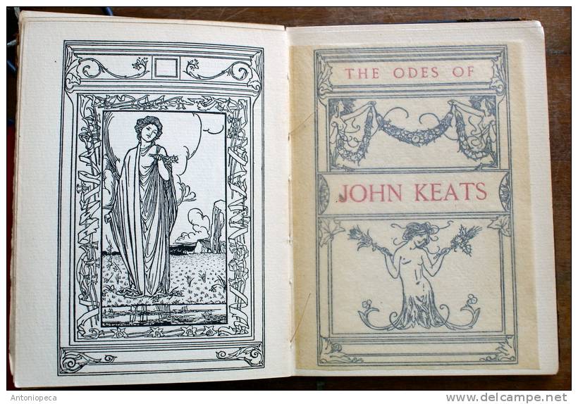 THE ODES OF JOHN KEATS, ILLUSTRATED YEAR 1901 - Cultural
