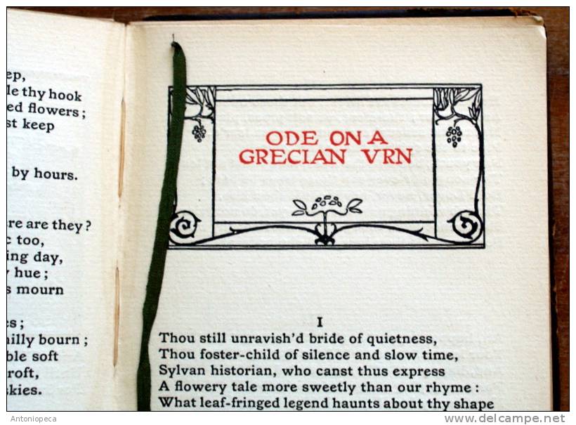 THE ODES OF JOHN KEATS, ILLUSTRATED YEAR 1901