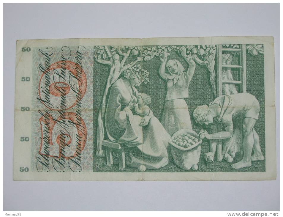 50 Francs SUISSE 1965 - Banque Nationale Suisse - Schweizerische Nationalbank - Schweiz