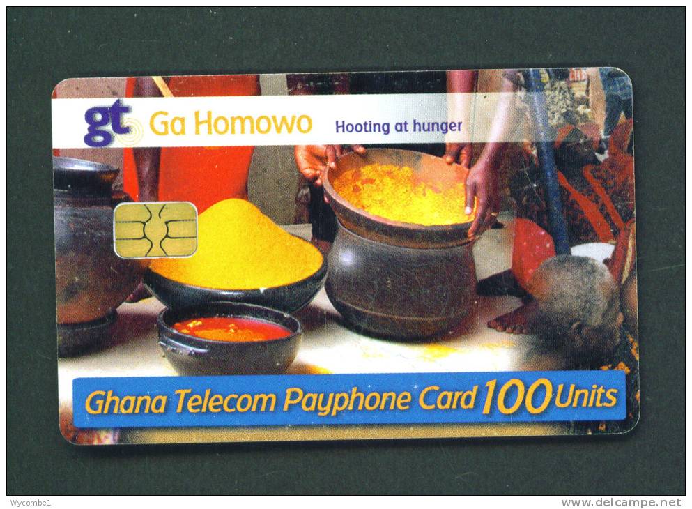 GHANA  -  Chip Phonecard As Scan - Ghana