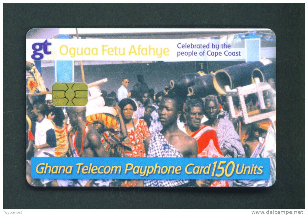 GHANA  -  Chip Phonecard As Scan - Ghana