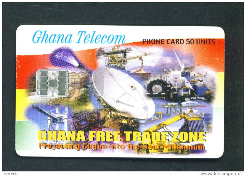 GHANA  -  Chip Phonecard As Scan - Ghana