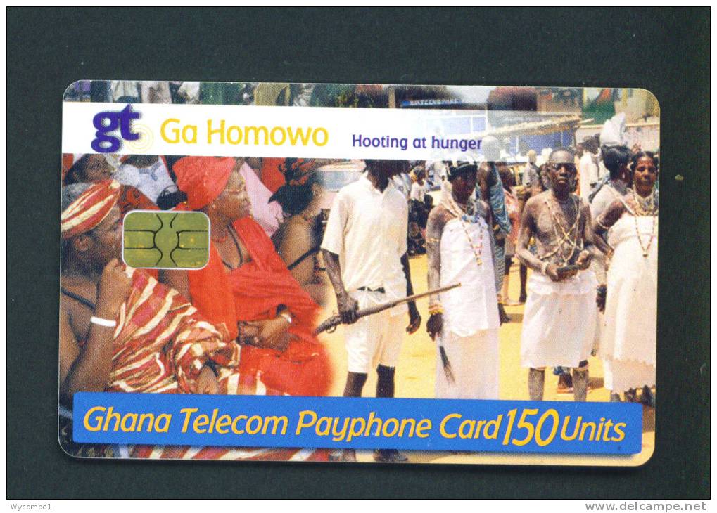 GHANA  -  Chip Phonecard As Scan - Ghana