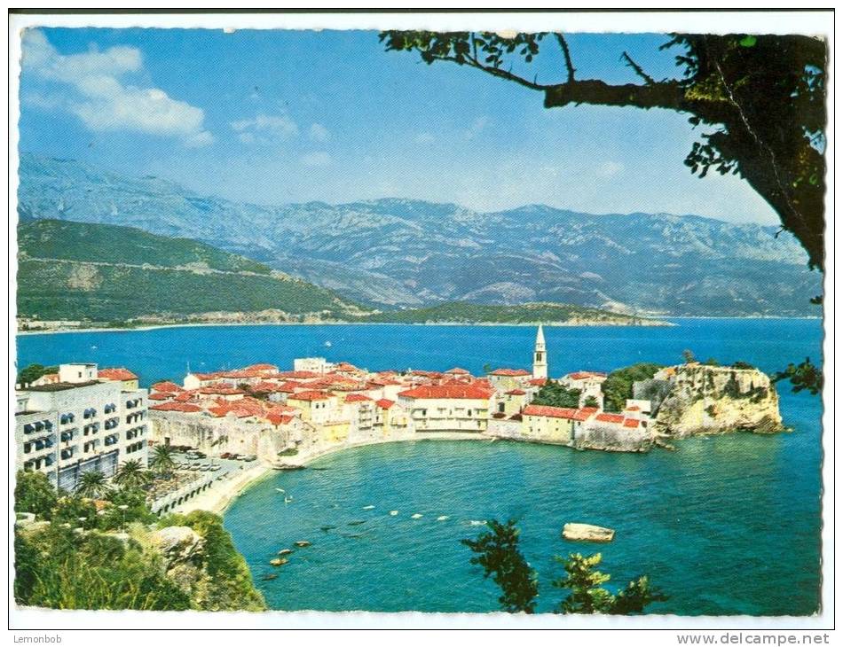 Montenegro, Budva, 1970 Used Postcard [P9863] - Montenegro