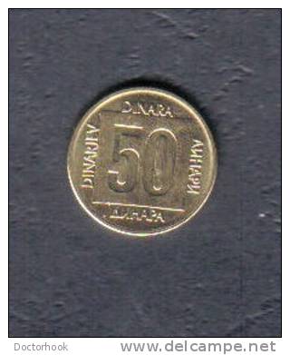 YUGOSLAVIA   50 DINAR 1988 (KM # 133) - Yougoslavie