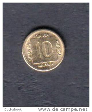 YUGOSLAVIA   10 DINAR 1989 (KM # 131) - Yougoslavie