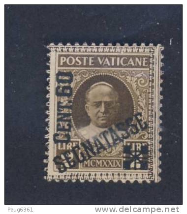 VATICAN 1931 YVERT N°T5  NEUF MLH* - Segnatasse