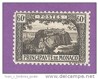 MONACO TIMBRE N° 59 NEUF SANS CHARNIERE LE ROCHER - Neufs