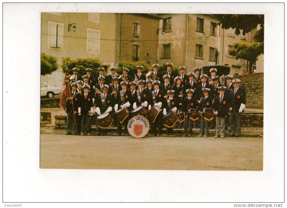 LACAUNE LES BAINS "Le Reveil Lacaunais" Batterie Fanfare - Autres & Non Classés