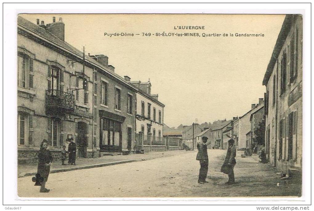 SAINT ELOY LES MINE (63) - QUARTIER DE LA GENDARMERIE - Saint Eloy Les Mines