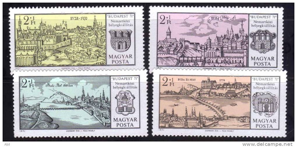 Hongrie 1971 N°Y.T. :  2144 à 2147 * - Unused Stamps