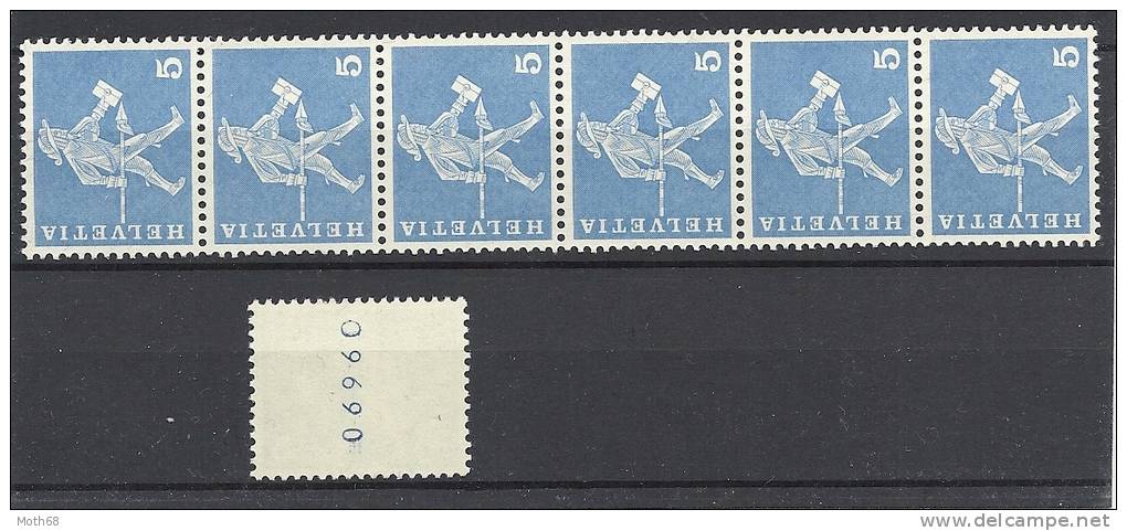 355 RL Im 6er Streiffen - Coil Stamps