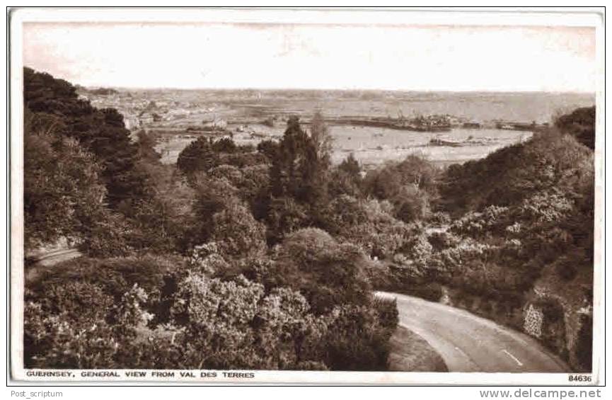 Royaume-Uni - Guernsey - General View From Val Des Terres - Guernsey