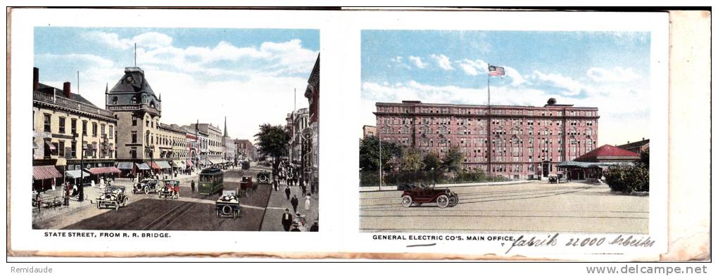 USA - 1924 - RARE CARNET De 18 PHOTOS De SCHENECTADY N.Y Pour LAUTERBACH (GERMANY) - Briefe U. Dokumente