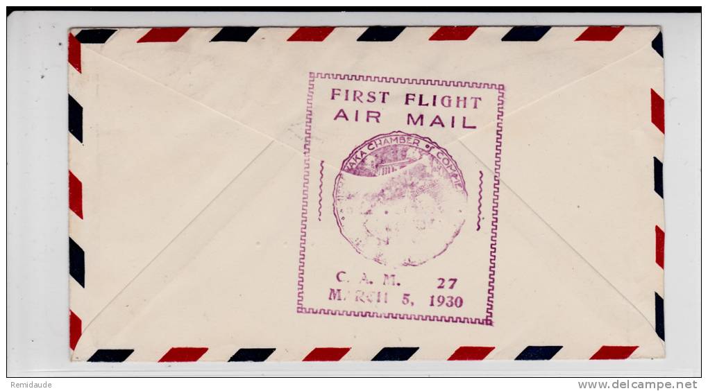 USA - 1930 - ENVELOPPE AIRMAIL De MISHAWAKA - 1° VOL BAY CITY à CHICAGO - - 1c. 1918-1940 Briefe U. Dokumente