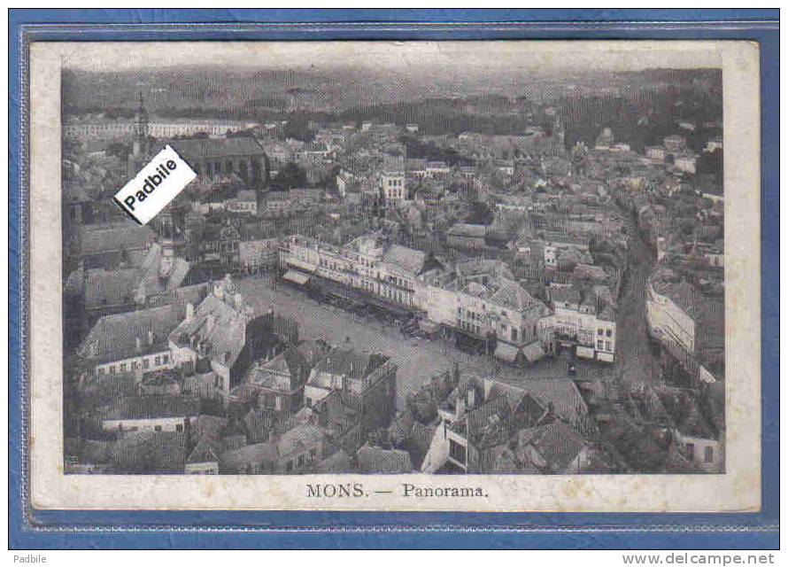 Carte Postale Belgique Mons  Vue Aérienne   Trés Beau Plan - Autres & Non Classés