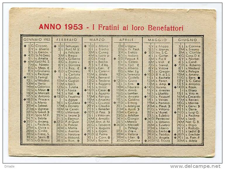 CALENDARIO BASILICA DI S. GIUSEPPE DA COPERTINO OSIMO ANCONA - Petit Format : 1941-60