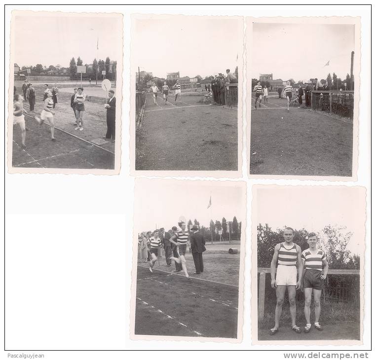 5 PHOTOS ATHLETISME SERIE DES GRANDS PRIX DE LA SAM 1934 - Athletics