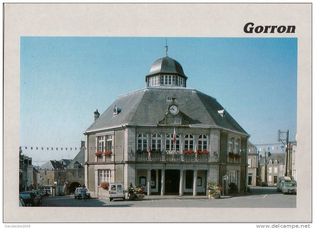 BR1662 France Gorron L'Hotel De Ville Perfect Shape 2 Scans - Gorron