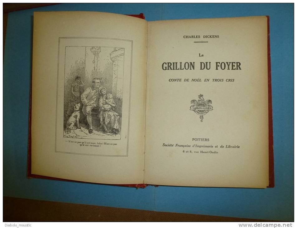 Charles Dickens  LE GRILLON DU FOYER - Fantásticos