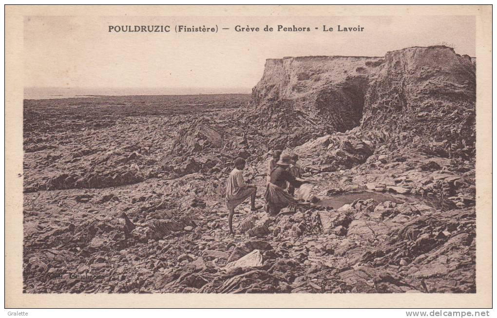 Pouldreuzic (Finistère) -Grève De Penhors - Le Lavoir - Elliant
