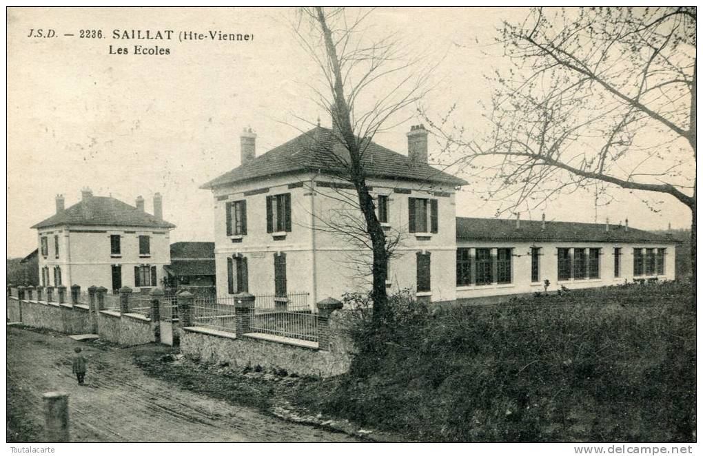 CPA 87 SAILLAT LES ECOLES 1922 - Autres & Non Classés