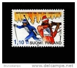 FINLAND - 1980  BIATHLON WORLD CHAMPIONSHIP    MINT NH - Unused Stamps