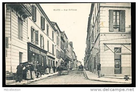 33 BLAYE /       Rue St-Simon        / - Autres & Non Classés