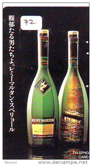 Télécarte Japon * ALCOOL * COGNAC * REMI MARTIN (72) FRANCE * PHONECARD JAPAN * Alcohol * DRANK - Alimentation