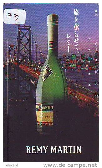 Télécarte Japon * ALCOOL * COGNAC * REMI MARTIN (73) FRANCE * PHONECARD JAPAN * Alcohol * DRANK - Alimentation