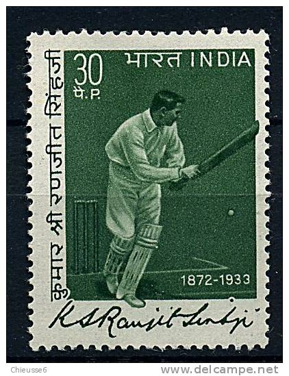 Inde * N° 377 - Joueur De Cricket - Unused Stamps
