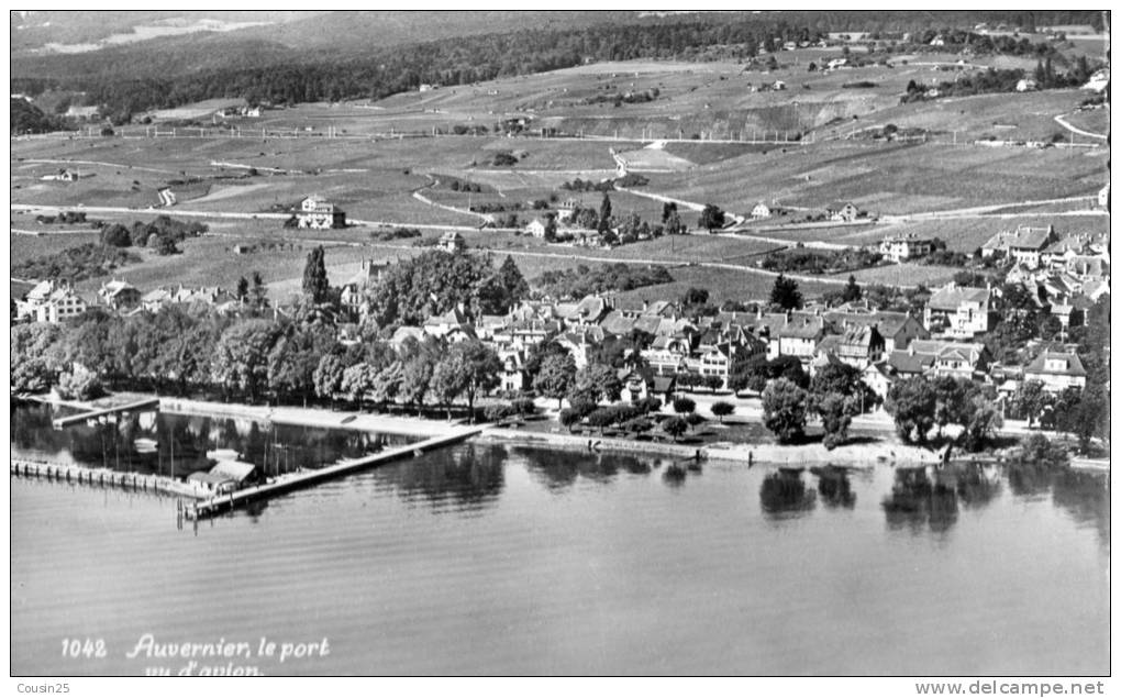 SUISSE - AUVERNIER LE PORT - Vu D'avion - Auvernier