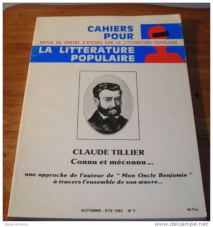 Cahiers Pour La Littérature Populaire - N°5 - Eté 1985. - Altri & Non Classificati