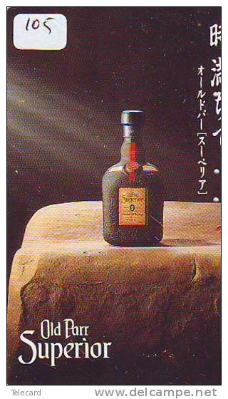 Télécarte Japon * ALCOOL * SCOTCH WHISKEY * SUPERIOR (105) PHONECARD JAPAN * Alcohol * DRANK * DRINK * BEVERAGES *BRANDY - Alimentation