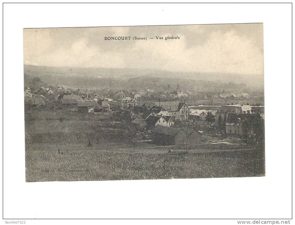 BONCOURT - Vue Générale - - Court