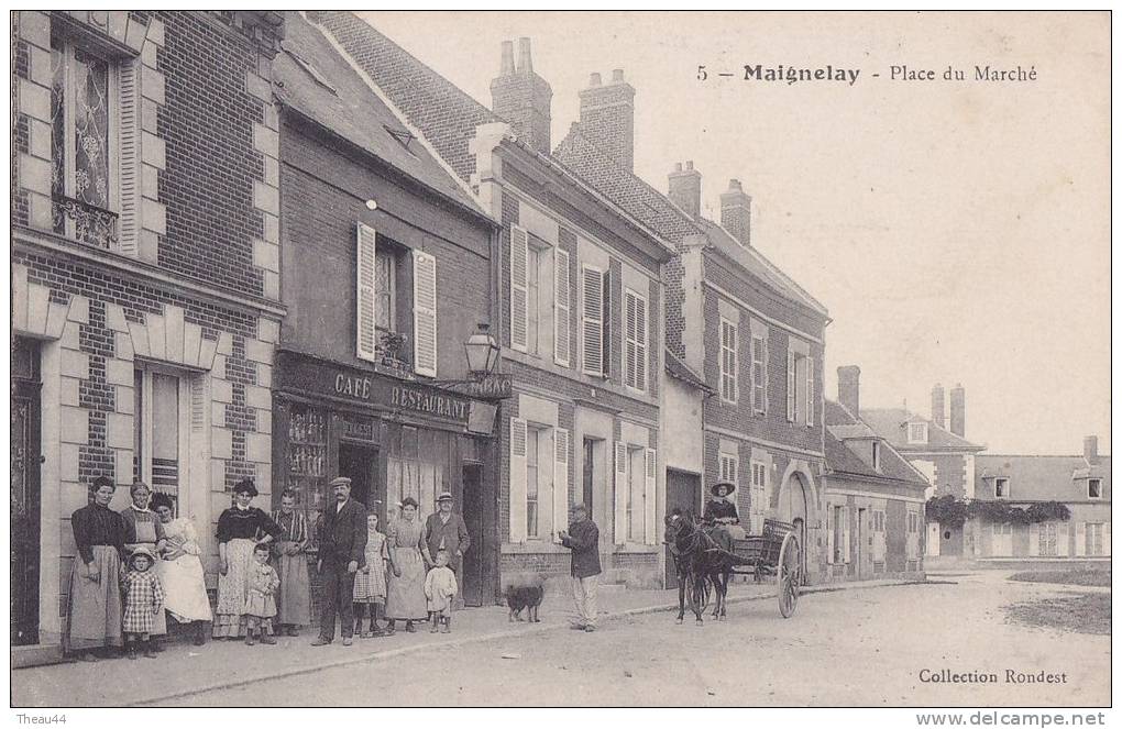 ¤¤   -    5   -  MAIGNELAY   -  Place Du Marché  -  Café , Restaurant   -  ¤¤ - Maignelay Montigny
