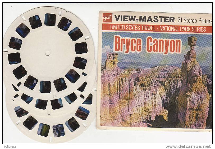 PO4100B# VIEW MASTER - 21 STEREO PICTURE - DIAPOSITIVE UNITES STATES - BRYCE CANYON - Stereoskope - Stereobetrachter