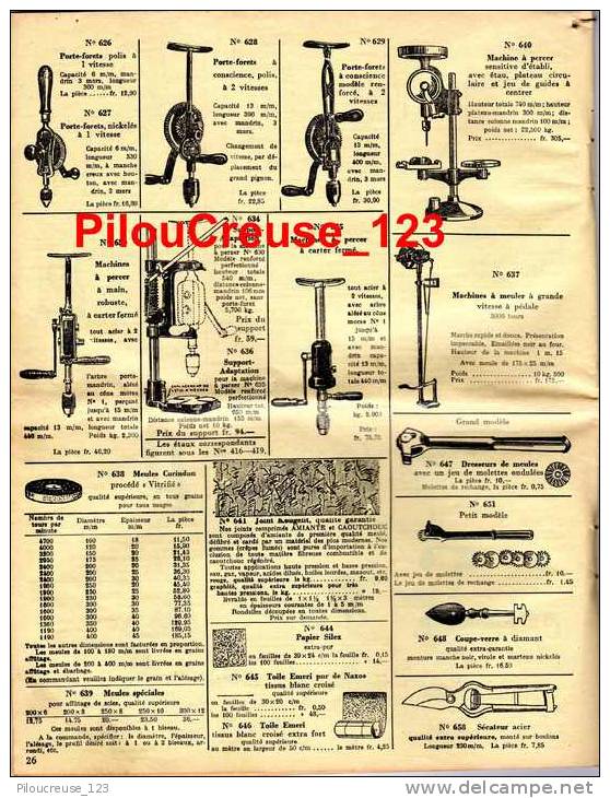 67 Bas Rhin - STRASBOURG - " Catalogue Manufacture D'Outillage KLEIN & Cie " - N°36 Du 01/07/1935 - Material Und Zubehör