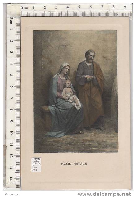 PO4213B# Buon Natale - PRESEPIO - SACRA FAMIGLIA  No VG - Autres & Non Classés