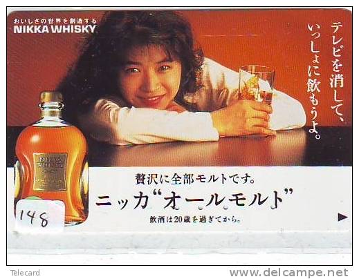 Télécarte Japon * ALCOOL * SCOTCH  WHISKEY * NIKKA (148) PHONECARD JAPAN * Alcohol * DRANK * DRINK * BEVERAGES - Alimentation