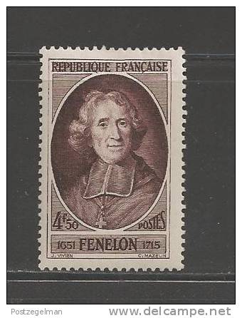 FRANCE 1947 Mint Hinged Stamp(s) Archbishop Fenelon 4,50 Franc Brown Nr. 784 - Unused Stamps