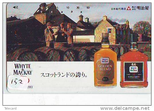 Télécarte Japon * ALCOOL * WHITE&amp;MACKAY * SCOTCH  WHISKEY (152) PHONECARD JAPAN * Alcohol * DRANK * DRINK * BEVERAGE - Alimentation