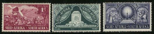 South Africa Union 1949 Voortrekker Monument 217-219 MNH #2456 - Neufs